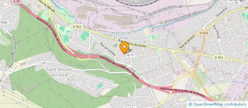 localisation de l'entreprise COMMUNE DE SEREMANGE ERZANGE  SEREMANGE-ERZANGE