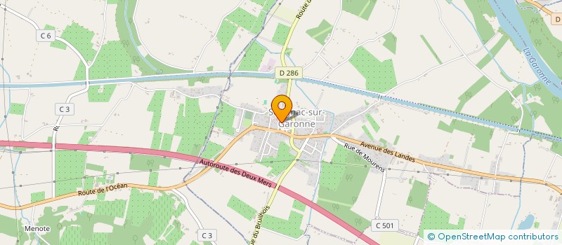 localisation de l'entreprise COMMUNE DE SERIGNAC SUR GARONNE  SERIGNAC-SUR-GARONNE