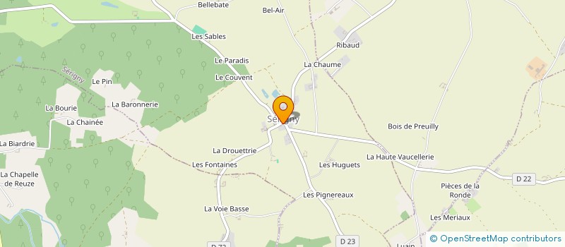 localisation de l'entreprise COMMUNE DE SERIGNY  SERIGNY