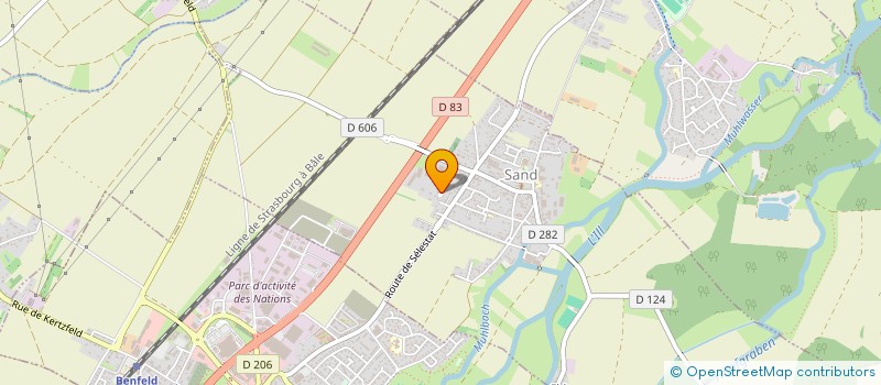 localisation de l'entreprise COMMUNE DE SERMERSHEIM  SERMERSHEIM