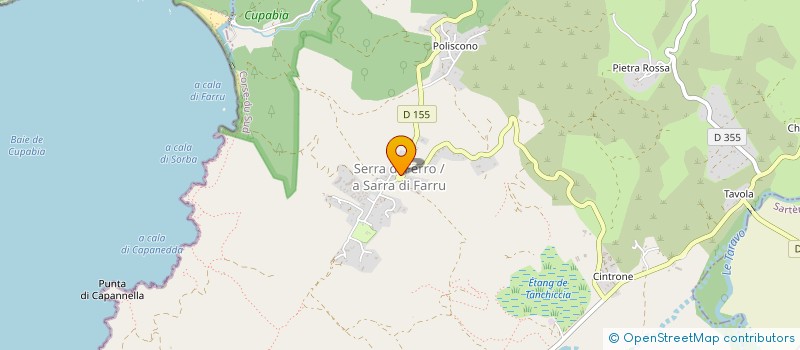 localisation de l'entreprise COMMUNE DE SERRA DI FERRO  SERRA-DI-FERRO