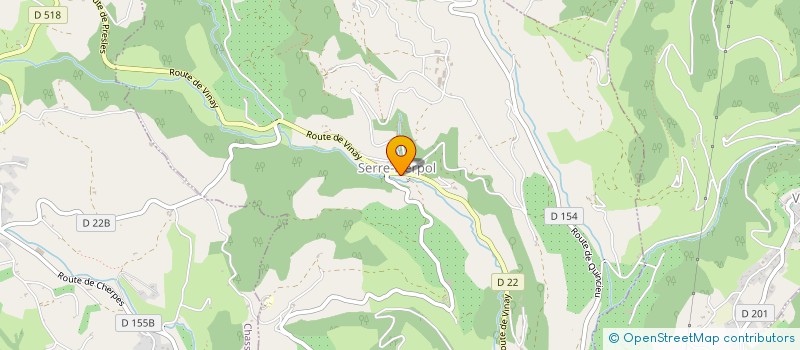 localisation de l'entreprise COMMUNE DE SERRE-NERPOL  SERRE-NERPOL
