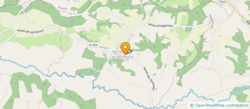 localisation de l'entreprise COMMUNE DE SERRESLOUS ET ARRIBANS  SERRESLOUS-ET-ARRIBANS
