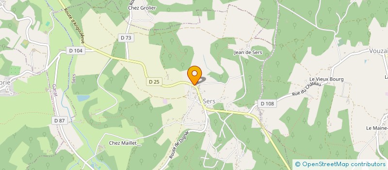 localisation de l'entreprise COMMUNE DE SERS  SERS