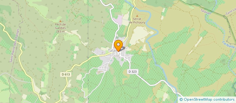 localisation de l'entreprise COMMUNE DE SERVIES-EN-VAL  SERVIES-EN-VAL