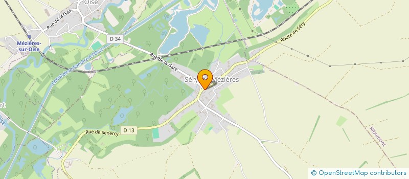localisation de l'entreprise COMMUNE DE SERY LES MEZIERES  SERY-LES-MEZIERES