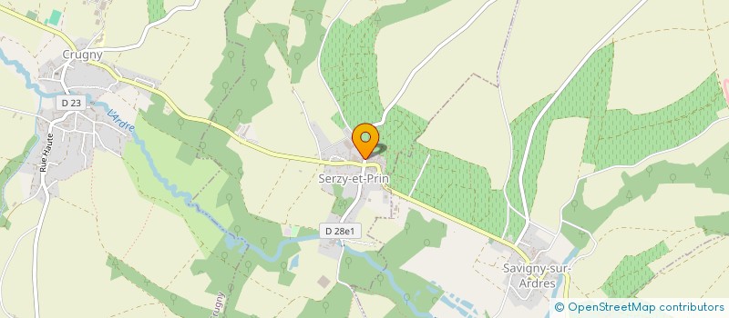 localisation de l'entreprise COMMUNE DE SERZY ET PRIN  SERZY-ET-PRIN