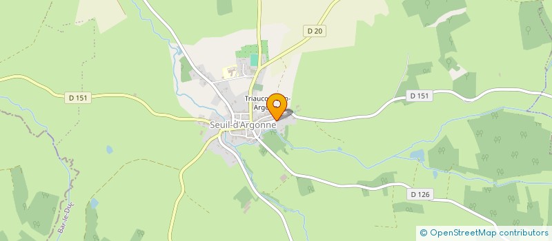 localisation de l'entreprise COMMUNE DE SEUIL D'ARGONNE à SEUIL D'ARGONNE