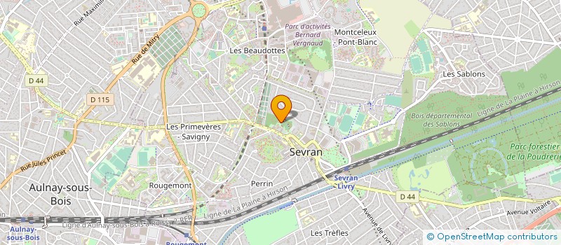 localisation de l'entreprise COMMUNE DE SEVRAN à SEVRAN