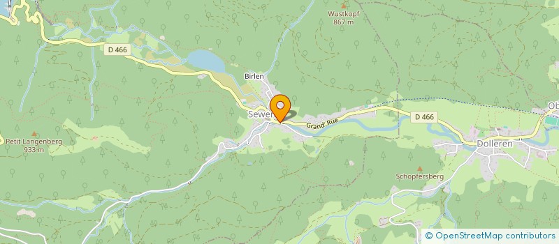 localisation de l'entreprise COMMUNE DE SEWEN  SEWEN