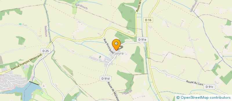 localisation de l'entreprise COMMUNE DE SEYRE  SEYRE