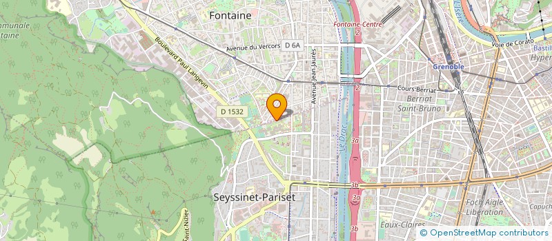 localisation de l'entreprise COMMUNE DE SEYSSINET PARISET  SEYSSINET-PARISET