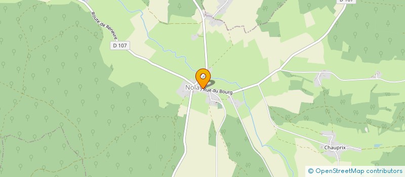 localisation de l'entreprise COMMUNE DE SICHAMPS  SICHAMPS