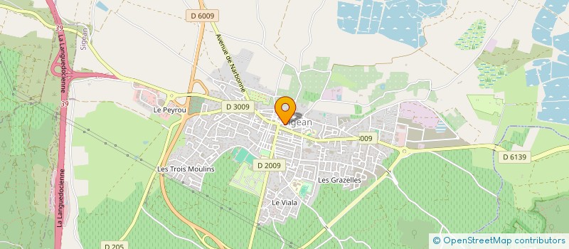 localisation de l'entreprise COMMUNE DE SIGEAN à SIGEAN