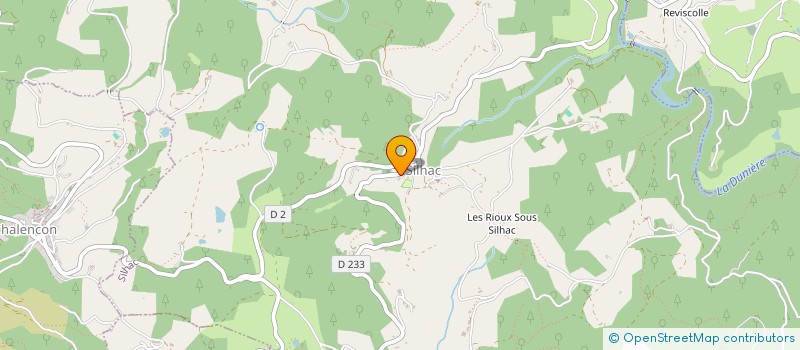 localisation de l'entreprise COMMUNE DE SILHAC  SILHAC