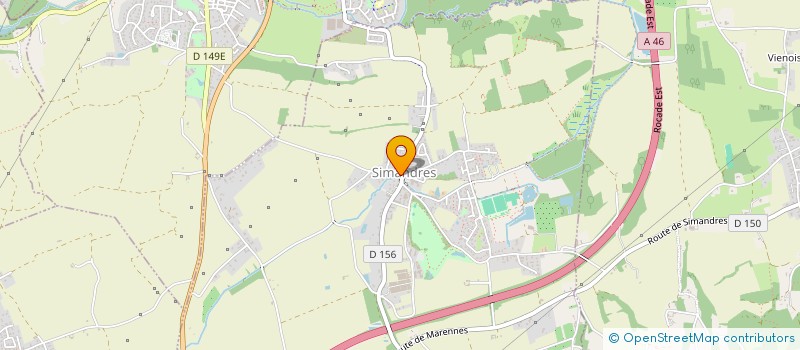 localisation de l'entreprise COMMUNE DE SIMANDRES  SIMANDRES