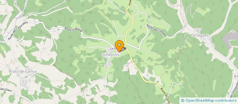 localisation de l'entreprise COMMUNE DE SIMEYROLS  SIMEYROLS