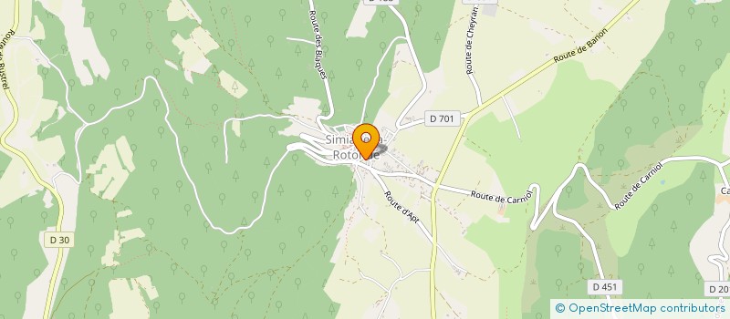 localisation de l'entreprise COMMUNE DE SIMIANE LA ROTONDE  SIMIANE-LA-ROTONDE