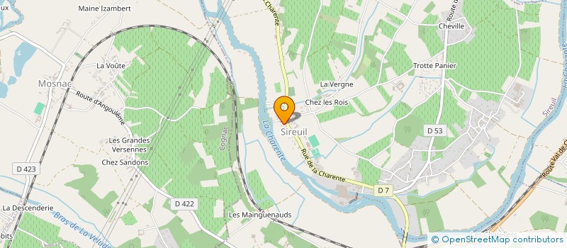 localisation de l'entreprise COMMUNE DE SIREUIL à SIREUIL