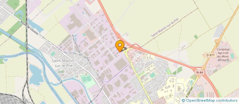 localisation de l'entreprise COMMUNE DE SOGNY-AUX-MOULINS  SOGNY-AUX-MOULINS