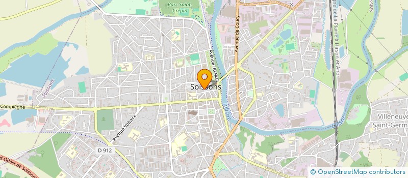 localisation de l'entreprise COMMUNE DE SOISSONS à SOISSONS