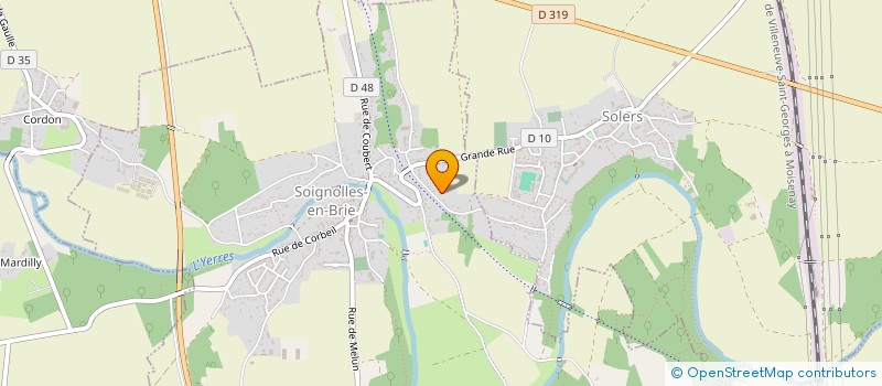 localisation de l'entreprise COMMUNE DE SOLERS  SOLERS