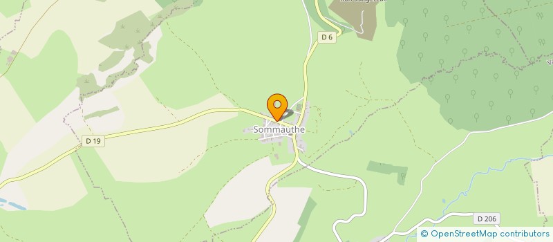 localisation de l'entreprise COMMUNE DE SOMMAUTHE  SOMMAUTHE