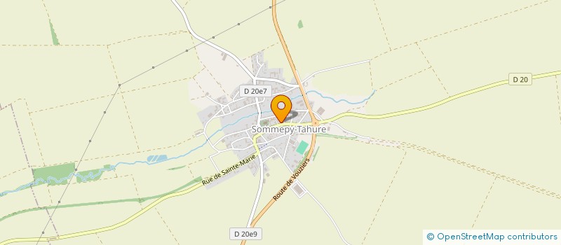 localisation de l'entreprise COMMUNE DE SOMMEPY TAHURE  SOMMEPY-TAHURE