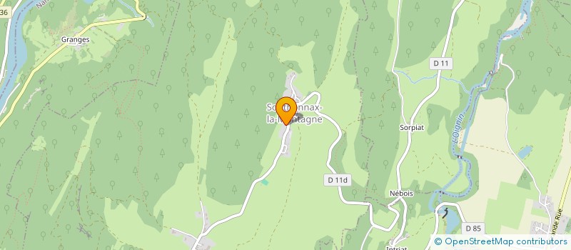 localisation de l'entreprise COMMUNE DE SONTHONNAX-LA-MONTAGNE  SONTHONNAX-LA-MONTAGNE