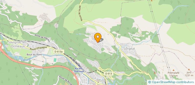 localisation de l'entreprise COMMUNE DE SORGEAT à SORGEAT