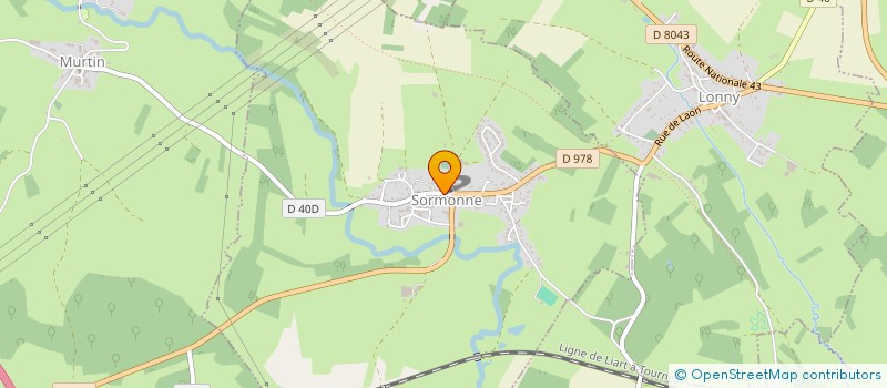 localisation de l'entreprise COMMUNE DE SORMONNE à SORMONNE
