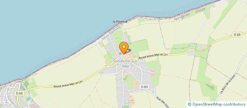 localisation de l'entreprise COMMUNE DE SOTTEVILLE SUR MER  SOTTEVILLE-SUR-MER