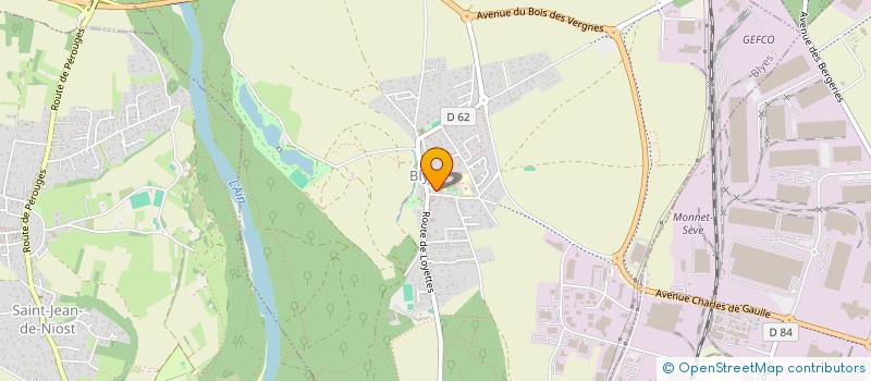 localisation de l'entreprise COMMUNE DE SOUCLIN  SOUCLIN