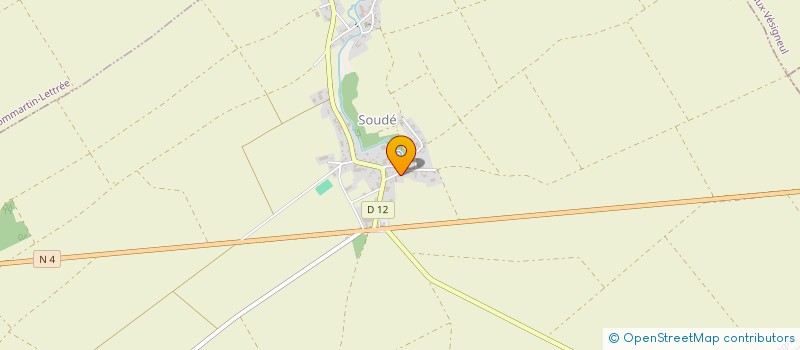 localisation de l'entreprise COMMUNE DE SOUDE  SOUDE