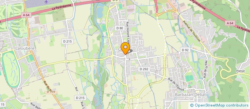 localisation de l'entreprise COMMUNE DE SOUES  SOUES