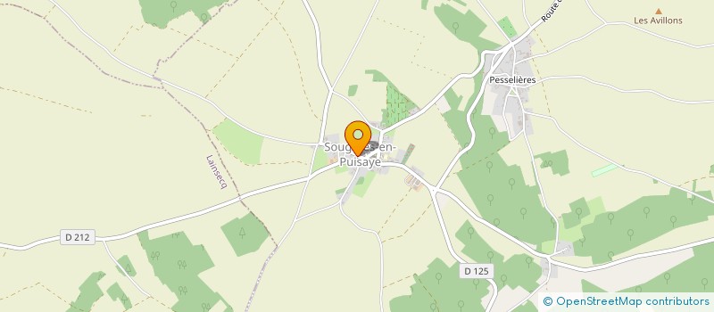 localisation de l'entreprise COMMUNE DE SOUGERES EN PUISAYE  SOUGERES-EN-PUISAYE