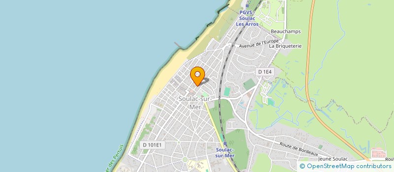 localisation de l'entreprise COMMUNE DE SOULAC SUR MER à SOULAC-SUR-MER