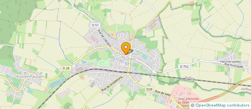 localisation de l'entreprise COMMUNE DE SOULTZ SOUS FORETS  SOULTZ-SOUS-FORETS