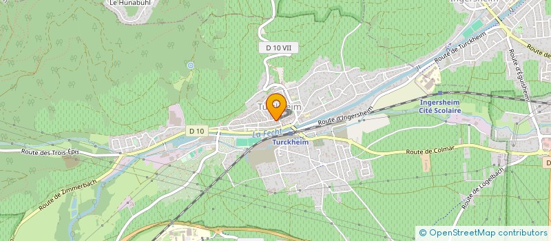 localisation de l'entreprise COMMUNE DE SOULTZBACH LES BAINS  SOULTZBACH-LES-BAINS