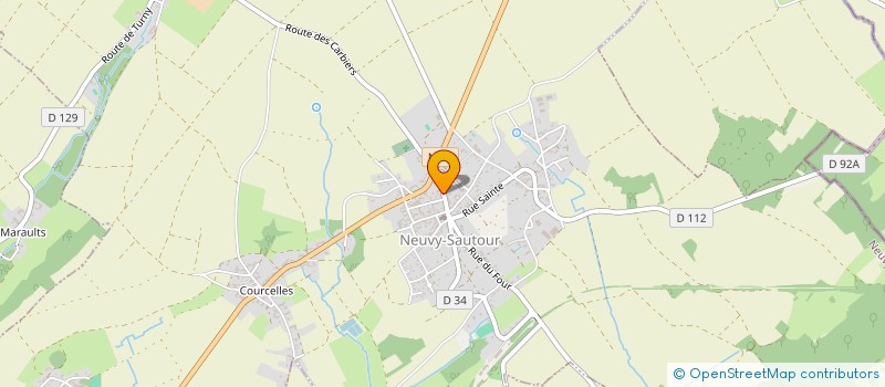 localisation de l'entreprise COMMUNE DE SOUMAINTRAIN  SOUMAINTRAIN