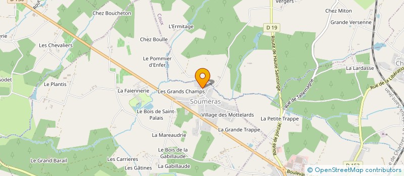 localisation de l'entreprise COMMUNE DE SOUMERAS  SOUMERAS