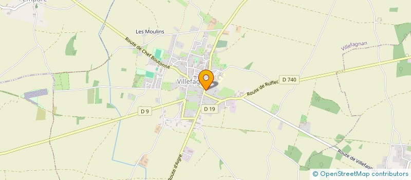 localisation de l'entreprise COMMUNE DE SOUVIGNE  SOUVIGNE