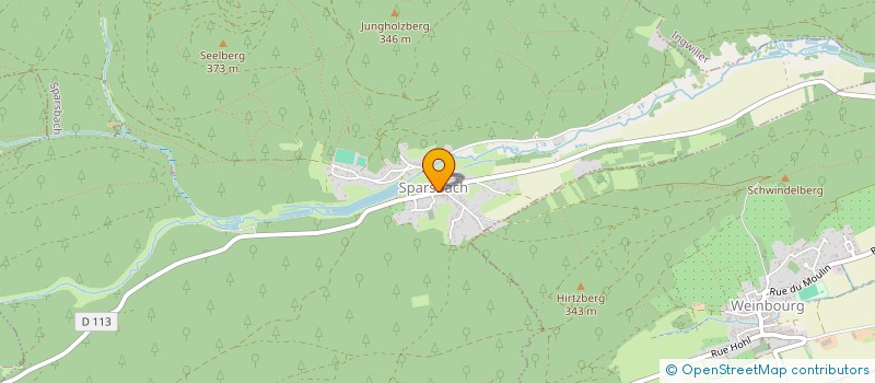 localisation de l'entreprise COMMUNE DE SPARSBACH  SPARSBACH