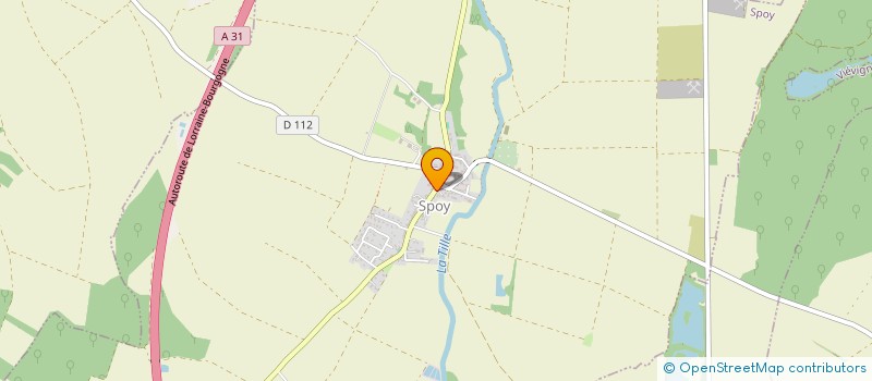 localisation de l'entreprise COMMUNE DE SPOY  SPOY