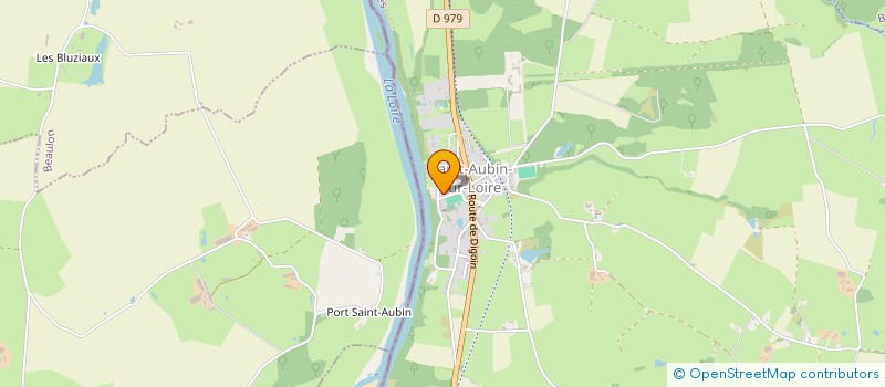 localisation de l'entreprise COMMUNE DE ST AUBIN SUR LOIRE  SAINT-AUBIN-SUR-LOIRE