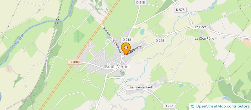 localisation de l'entreprise COMMUNE DE ST DIDIER LA FORET  SAINT-DIDIER-LA-FORET