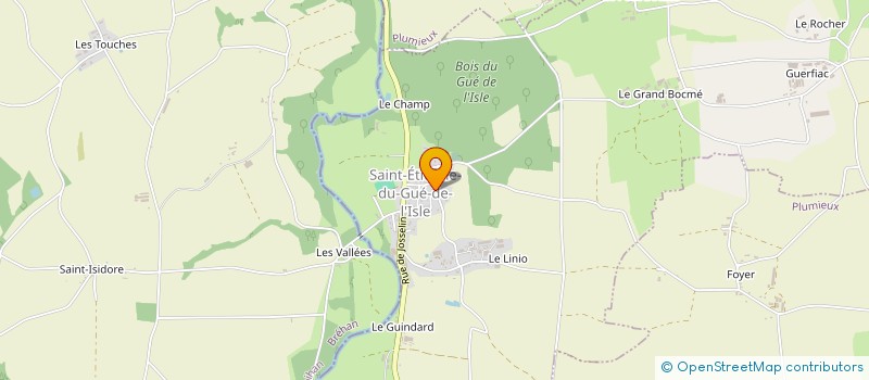 localisation de l'entreprise COMMUNE DE ST ETIENNE DU GUE DE L ISLE  SAINT-ETIENNE-DU-GUE-DE-L'ISLE