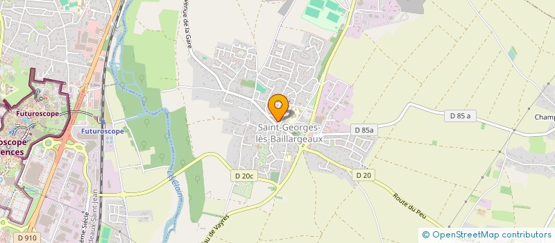 localisation de l'entreprise COMMUNE DE ST GEORGES LES BAILLARGEAUX  SAINT-GEORGES-LES-BAILLARGEAUX