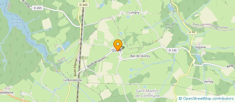 localisation de l'entreprise COMMUNE DE ST MARTIN DE COMMUNE  SAINT MARTIN DE COMMUNE