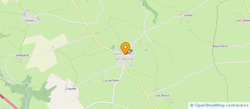 localisation de l'entreprise COMMUNE DE ST PRIEST EN MURAT  SAINT-PRIEST-EN-MURAT